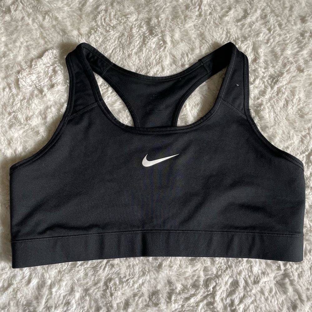 Nike dri fit women's extra large black athletic sports bra